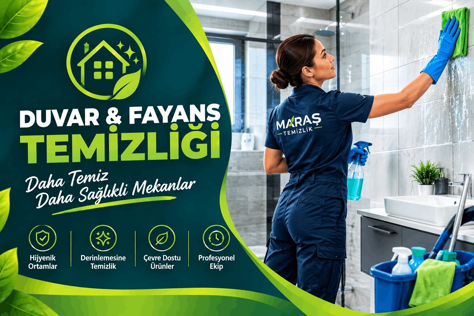 Duvar & Fayans Temizliği Duvar & Fayans Temizliği